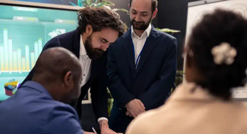 reunión ejecutiva para optimizar el proceso order to cash en empresas B2B - Profitline